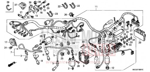 WIRE HARNESS (ABS) VT750CSA de 2010